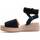 Chaussures Femme Sandales et Nu-pieds Leindia 85443 Noir
