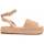 Chaussures Femme Sandales et Nu-pieds Leindia 85451 Beige