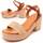 Chaussures Femme Sandales et Nu-pieds Leindia 85452 Beige