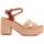 Chaussures Femme Sandales et Nu-pieds Leindia 85455 Beige