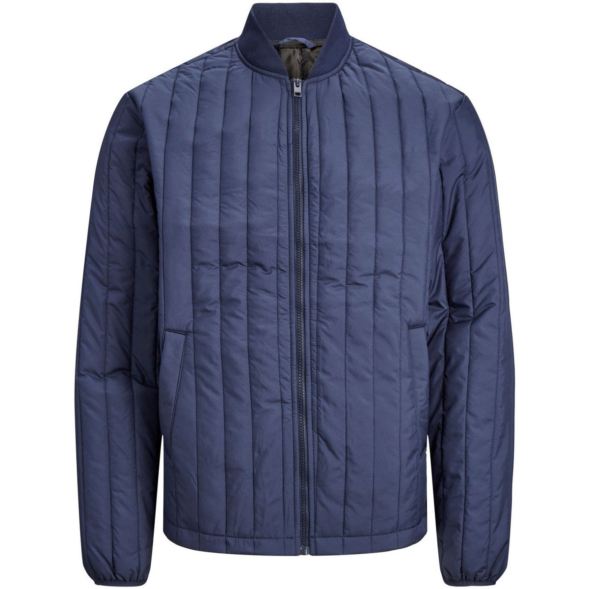 Vêtements Homme Doudounes Brunello Cucinelli logo patch polo shirt City Liner Jacket Bleu