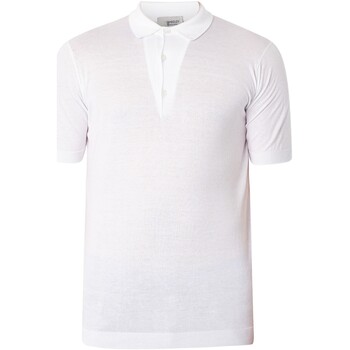 Vêtements Homme Top 5 des ventes John Smedley Polo Adrian Blanc