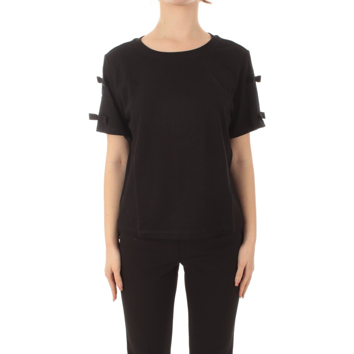 Vêtements Femme T-shirts manches courtes Twinset Actitude 241AP2241 Noir