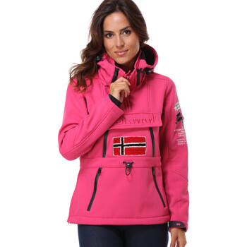 Vêtements Femme Vestes de survêtement Geographical Norway TULBEUSE softshell pour femme Rose