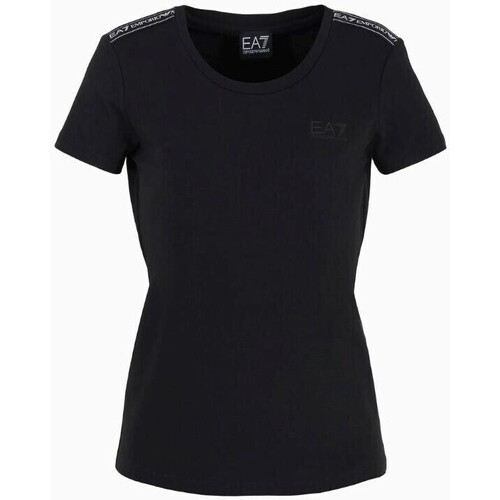 Vêtements Femme T-shirts & Polos Emporio Armani EA7 3DTT44 TJ6SZ Noir