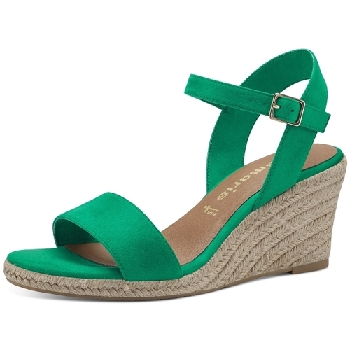 Chaussures Femme Sandales et Nu-pieds Tamaris Nu pieds 28300-42-SANDALES Vert
