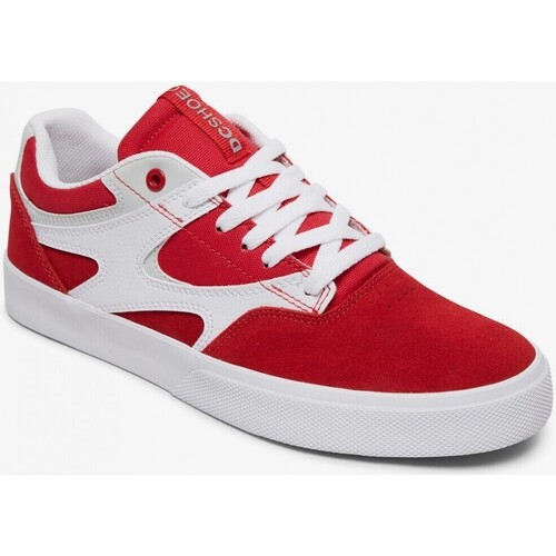 Chaussures Chaussures de Skate DC Shoes KALIS red white Rouge