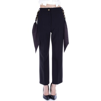 Vêtements Femme Pantalons fluides / Sarouels Elisabetta Franchi PAT1641E2 Noir