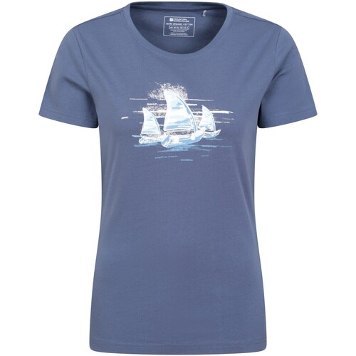 Vêtements Femme T-shirts manches longues Mountain Warehouse MW2360 Bleu