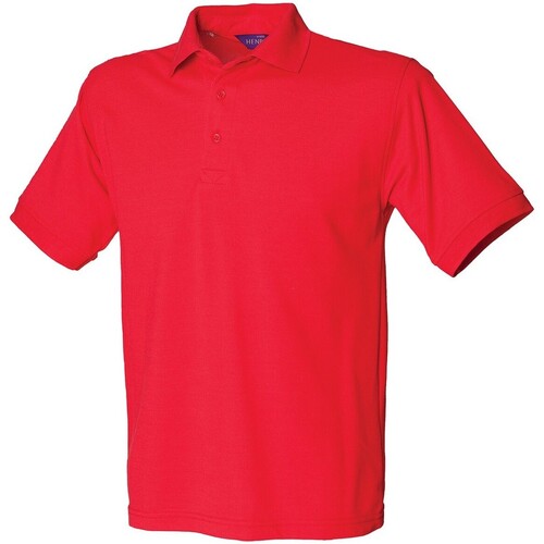 Vêtements Homme T-shirts & Polos Henbury H400 Rouge