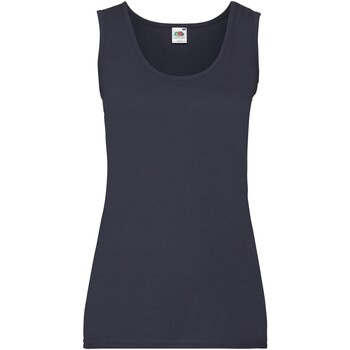Vêtements Femme Womens Shell & Sand Beach Shirt Dress Fruit Of The Loom Value Bleu