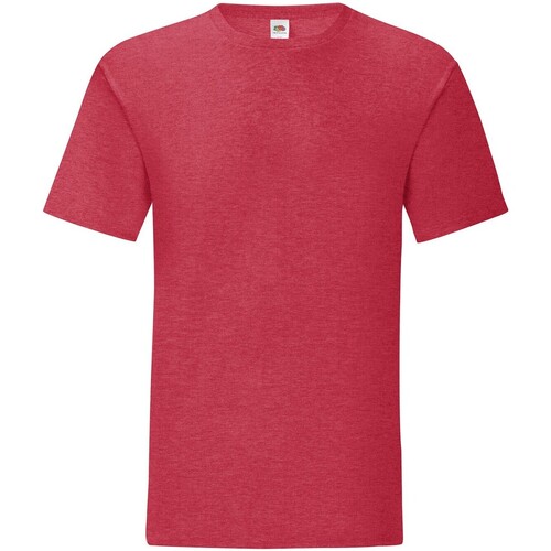 Vêtements Homme T-shirts manches longues Fruit Of The Loom SS430 Rouge