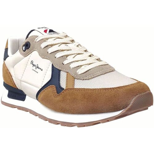 Chaussures Homme Baskets basses Pepe jeans Brit Mix Beige