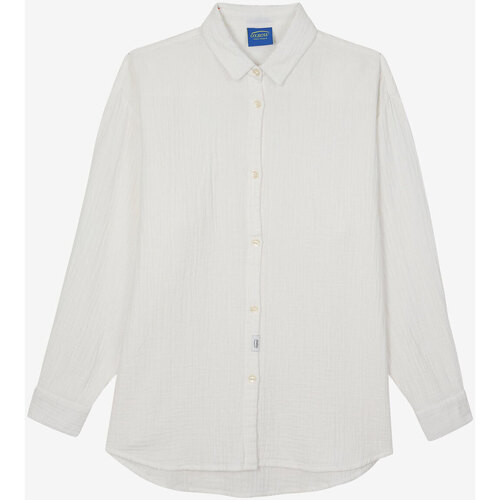 Vêtements Femme Chemises / Chemisiers Oxbow Chemise en coton délavée CAZU Blanc