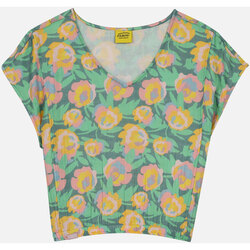 Vêtements Femme T-shirts manches courtes Oxbow Top sans manche imprimé CANIHI Vert