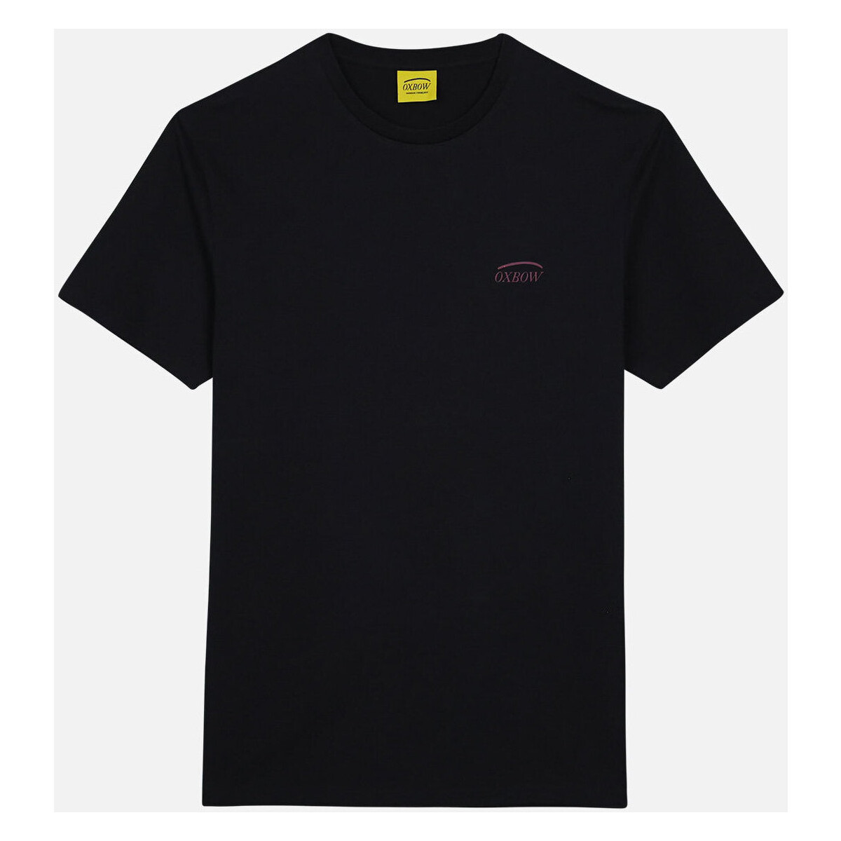 Vêtements Homme T-shirts manches courtes Oxbow Tee shirt manches courtes graphique TRACUA Noir