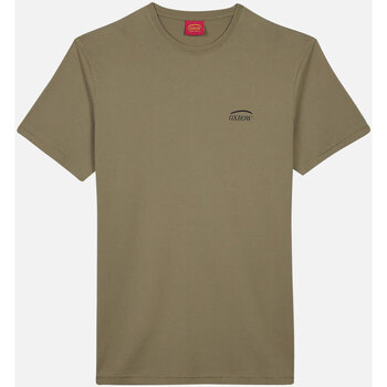 Vêtements Homme T-shirts manches courtes Oxbow Tee shirt manches courtes graphique TOREA Vert