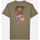 Vêtements Homme T-shirts manches courtes Oxbow Tee puffer shirt manches courtes graphique TOREA Vert
