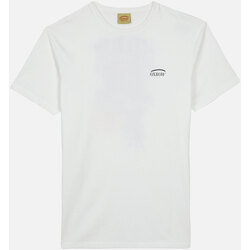 Vêtements Homme T-shirts manches courtes Oxbow Tee shirt manches courtes graphique TOREA Blanc