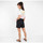 Vêtements Femme Shorts / Bermudas Oxbow Short ceinturé en viscose lin ORNELLA Noir