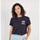Vêtements Femme T-shirts manches courtes Oxbow Tee-shirt coton organique imprimé TOBAB Bleu