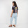 Vêtements Femme T-shirts manches courtes Oxbow Tee-shirt coton organique imprimé TOBAB Bleu
