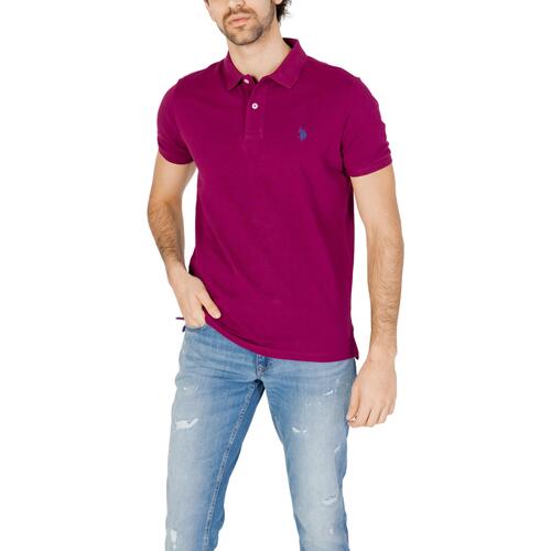 Vêtements Homme Рубашки marc o polo льняные U.S Polo Assn. 67355 41029 Rouge