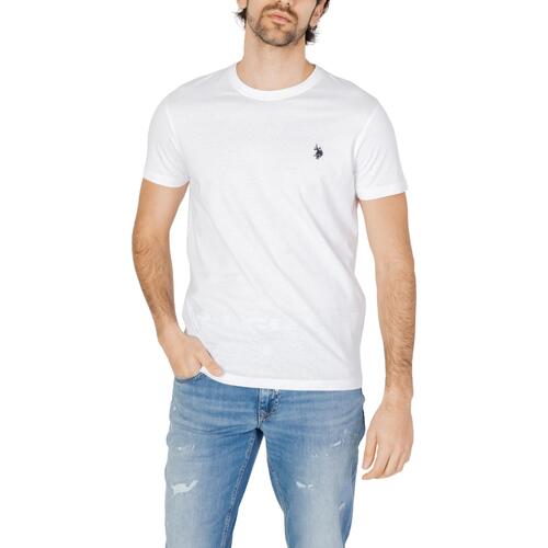 Vêtements Homme Polos manches longues U.S Polo shirts Assn. 67359 49351 Blanc