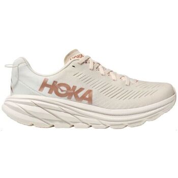 Chaussures Femme Running / trail zapatillas de running HOKA tope entrenamiento talla 37 Baskets Rincon 3 Femme Eggnog/Rose Gold Blanc