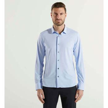 Vêtements Homme Chemises manches longues Rose is in the aircci Designs  Bleu