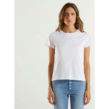 VêAir Femme T-shirts manches courtes Pinko  Blanc