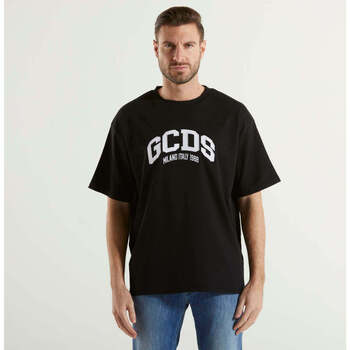 Vêtements Homme Topman Tekstureret t-shirt med lomme i ecrufarve Gcds  Noir