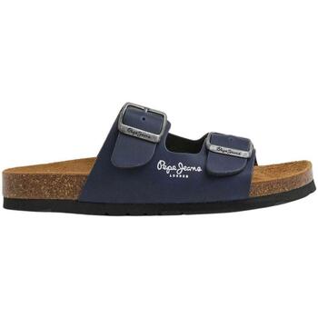 Chaussures Homme Five-pocket jean flaunts a low rise and contoured waistband to prevent gaps Pepe jeans  Bleu