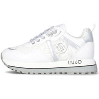 Chaussures Fille Baskets mode Liu Jo Sneakers plateforme avec dentelle Blanc