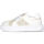 Chaussures Fille Baskets mode Liu Jo Slip on pailletés Blanc