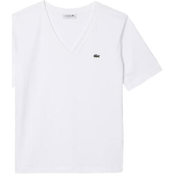 Vêtements Femme T-shirts manches courtes Lacoste  Blanc