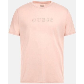 Vêtements Homme T-shirts manches courtes Guess M2BP47 K7HD0 Rose