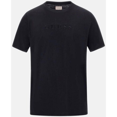 Vêtements Homme T-shirts manches courtes Guess M2BP47 K7HD0 Noir