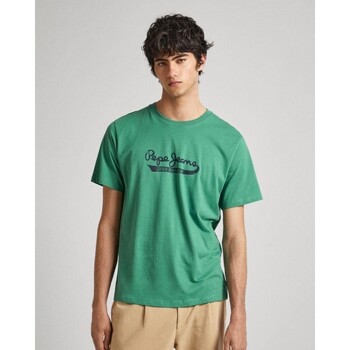 Vêtements Homme T-shirts manches courtes Pepe jeans PM509390 CLAUDE Vert