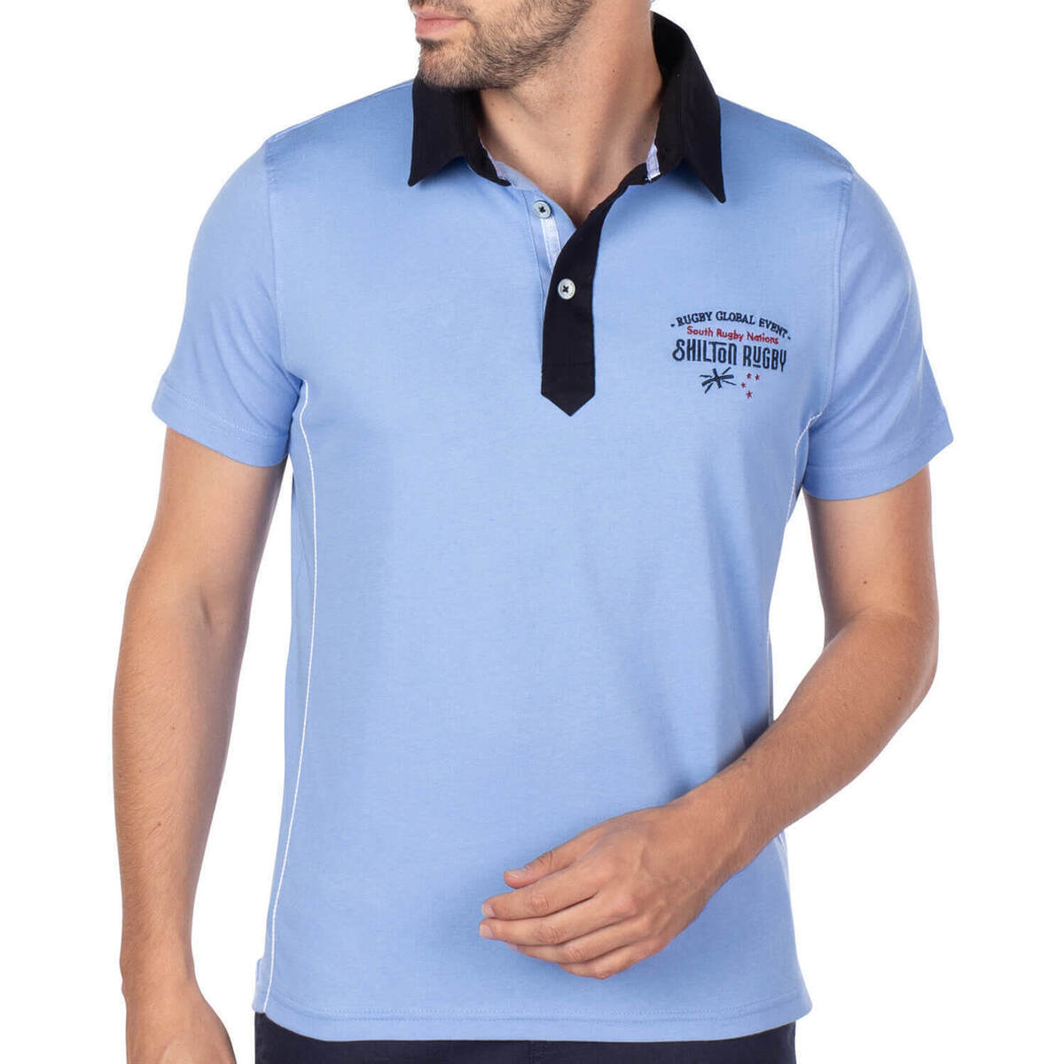 Vêtements Homme Polos manches courtes Shilton Polo rugby NATIONS 