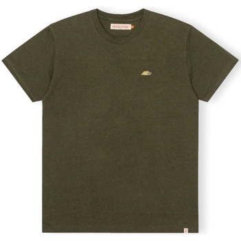 Vêtements Homme Un Matin dEté Revolution T-Shirt Regular 1342 TEN - Army/Melange Vert