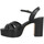 Chaussures Femme Sandales et Nu-pieds Lola Cruz 414p Cuir Femme Noir Noir