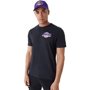 Vêtements Homme Débardeurs / T-shirts sans manche New-Era Tee shirt homme Los Angeles Lakers 60435486 - XS Noir