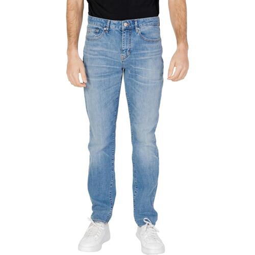 Vêtements Homme Jeans glow skinny EAX 3DZJ14 Z1YEZ Bleu