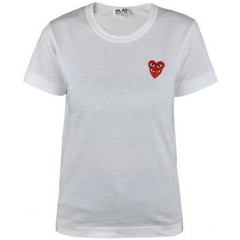 Vêtements mens Débardeurs / T-shirts sans manche Comme Des Garcons T-Shirt Blanc