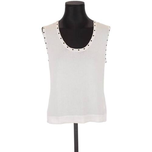 Vêtements Femme Débardeurs / T-shirts sans manche Gerard Darel Top blanc Blanc
