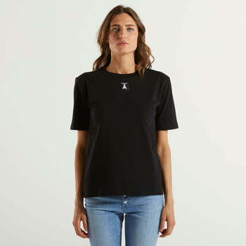 Vêtements Femme T-shirts essentia manches courtes Patrizia Pepe  Noir