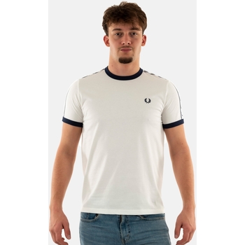 Vêtements Homme T-shirts manches courtes Fred Perry m4620 Blanc