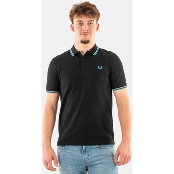 Vêtements Homme Fp Ls Twin Tipped Shirt Fred Perry mm3600 Noir