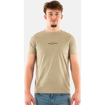 Vêtements Homme T-shirts manches courtes Fred Perry m4580 Gris